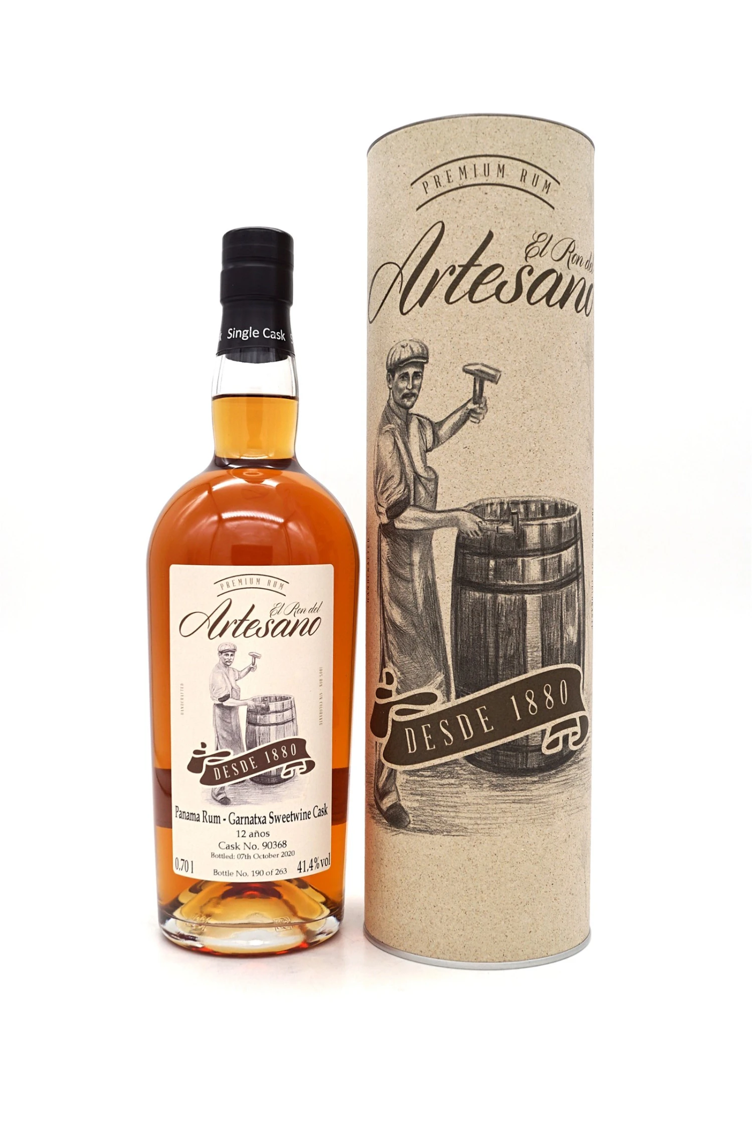 12 Jahre Panama Rum Garnatxa Sweetwine Cask Nr. 90368 3 12 Jahre Panama Rum Garnatxa Sweetwine Cask Nr. 90368