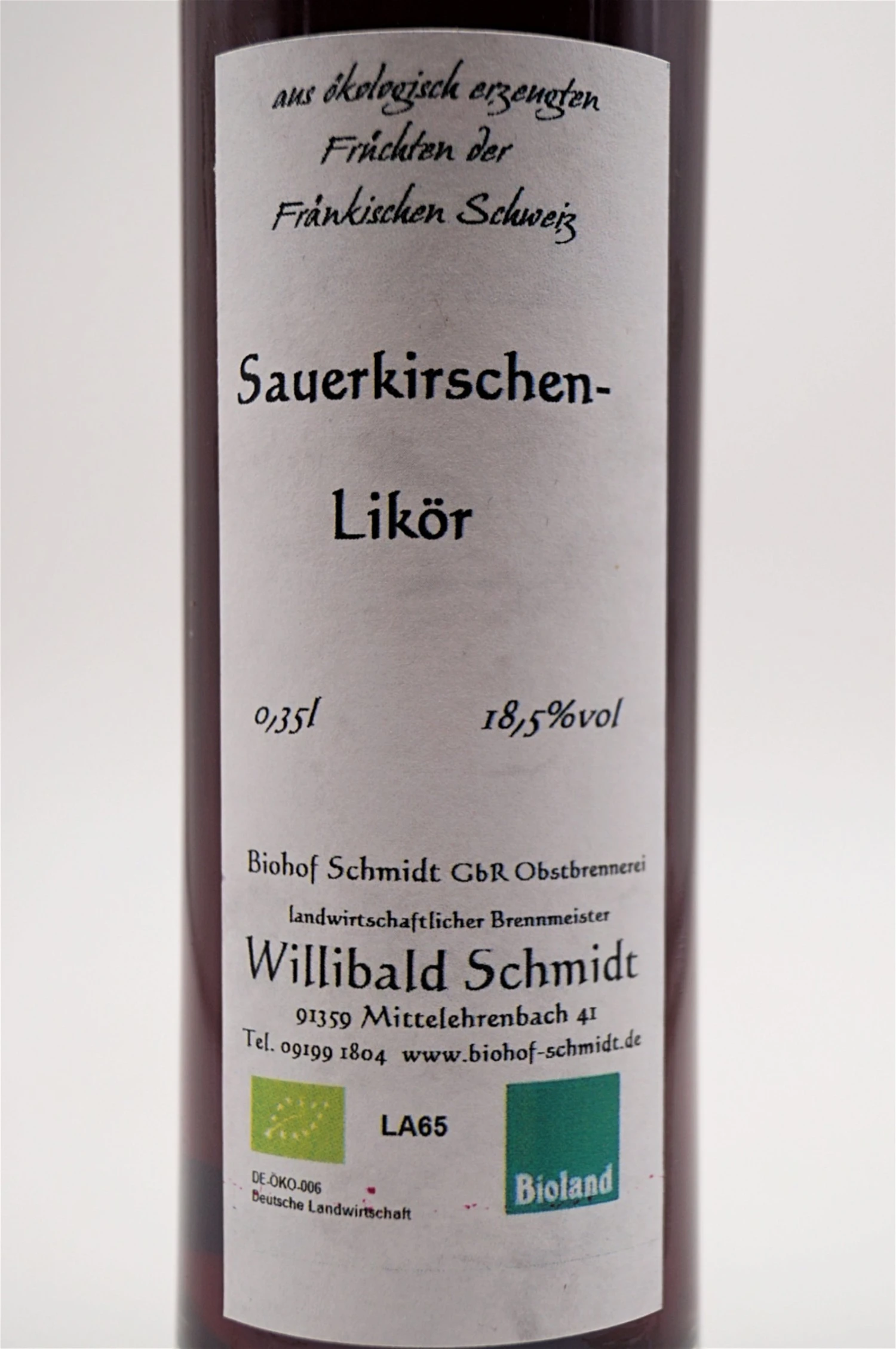 Bio Sauerkirschen-Likör 4 Bio Sauerkirschen-Likör – Bild 2