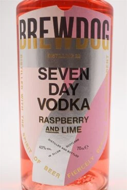 Seven Day Vodka Raspberry And Lime -Waterford Verkäufe dsc01243
