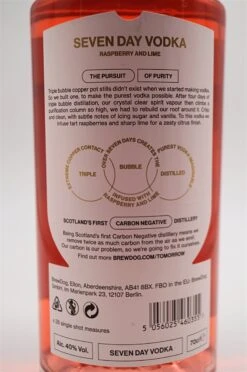 Seven Day Vodka Raspberry And Lime -Waterford Verkäufe dsc01244