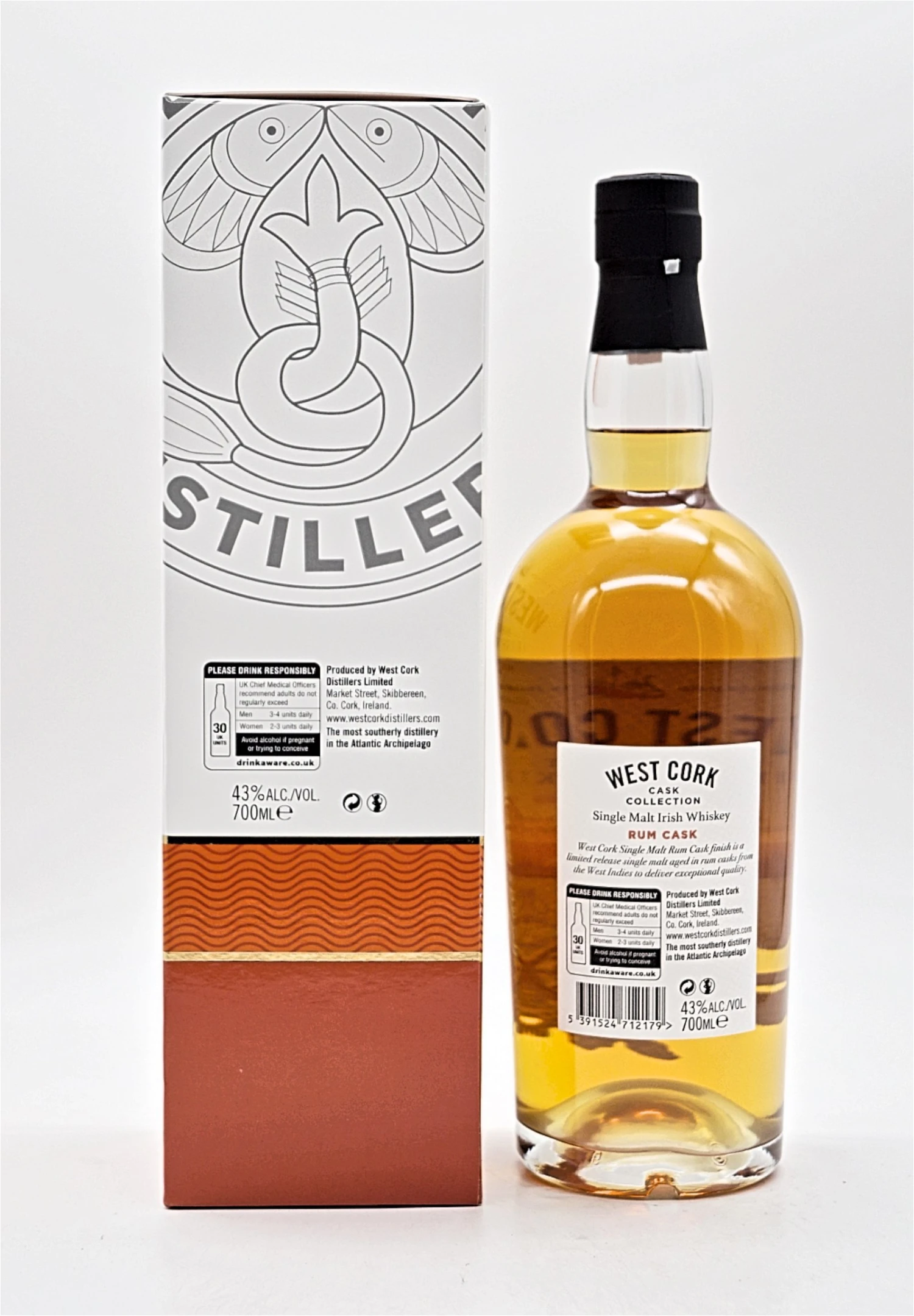 12 Jahre Rum Cask Single Malt Irish Whiskey 4 12 Jahre Rum Cask Single Malt Irish Whiskey – Bild 2