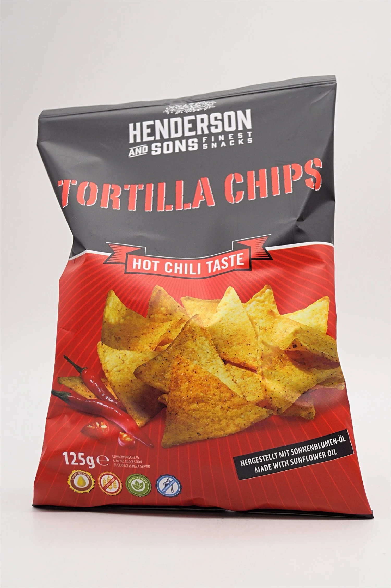 Tortilla Chips Hot Chili Taste 10x125g Sparset 4 Tortilla Chips Hot Chili Taste 10x125g Sparset – Bild 2