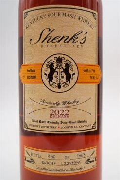 L.R. Shenks Homestead Sour Mash Whiskey -Waterford Verkäufe dsc02282