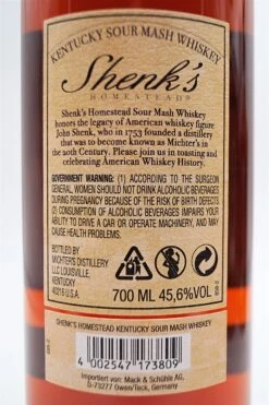 L.R. Shenks Homestead Sour Mash Whiskey -Waterford Verkäufe dsc02283
