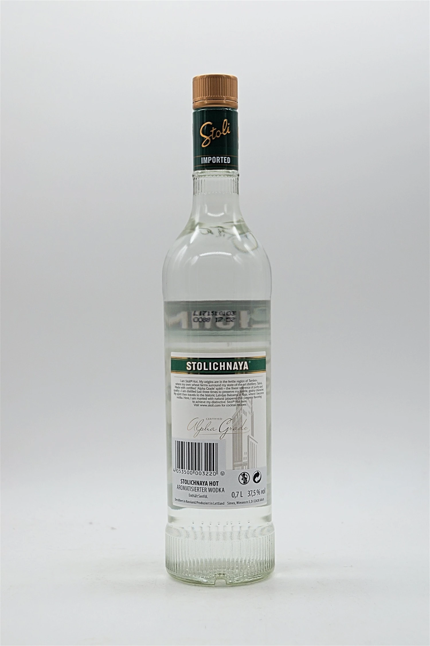 Vodka Stoli Hot 4 Vodka Stoli Hot – Bild 2