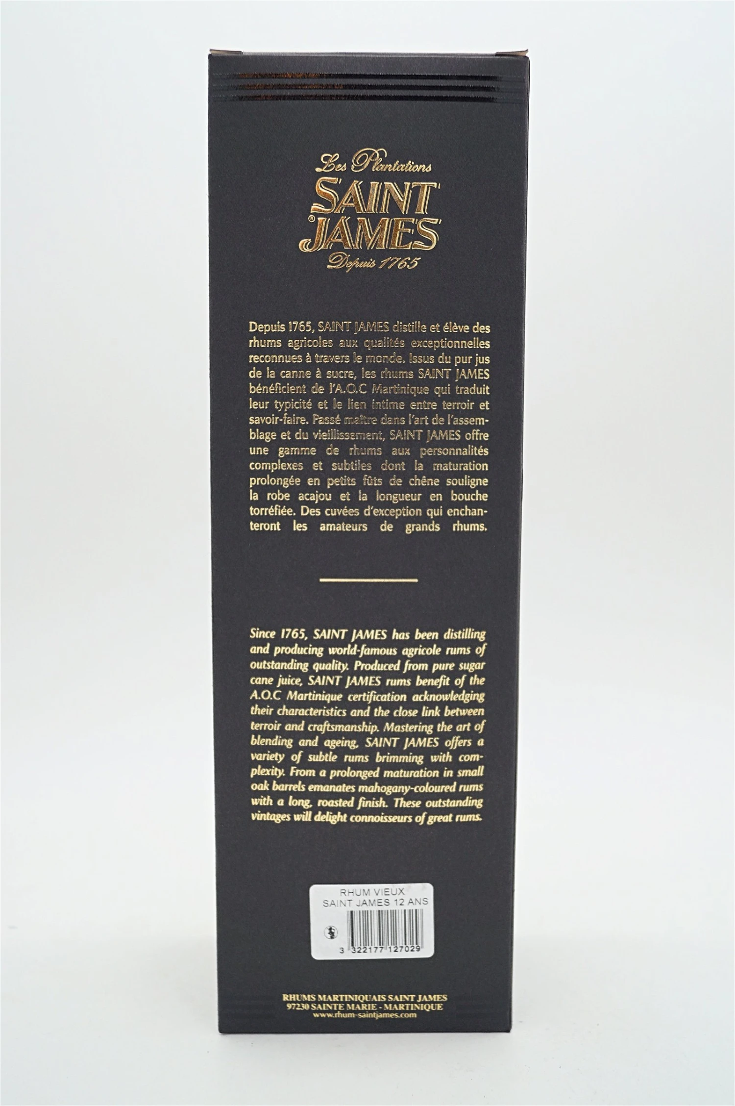 SAINT JAMES 12 Jahre Vieux Agricole Rhum 4 SAINT JAMES 12 Jahre Vieux Agricole Rhum – Bild 2
