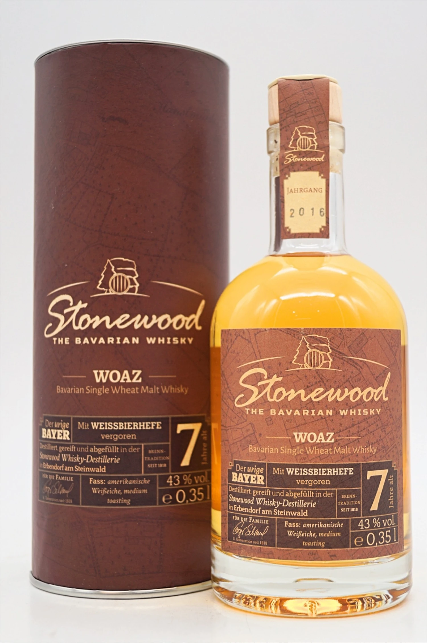 Stonewood WOAZ Bavarian Single Malt Whisky 7 Jahre 3 Stonewood WOAZ Bavarian Single Malt Whisky 7 Jahre