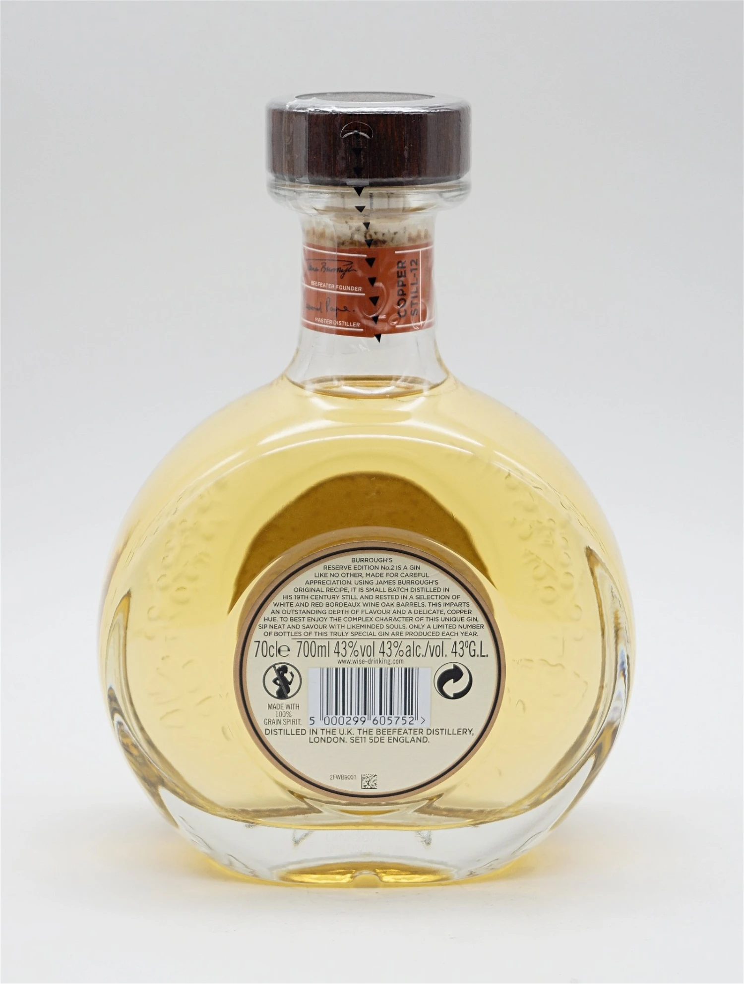 Burroughs Reserve Oak Rested Gin 4 Burroughs Reserve Oak Rested Gin – Bild 2