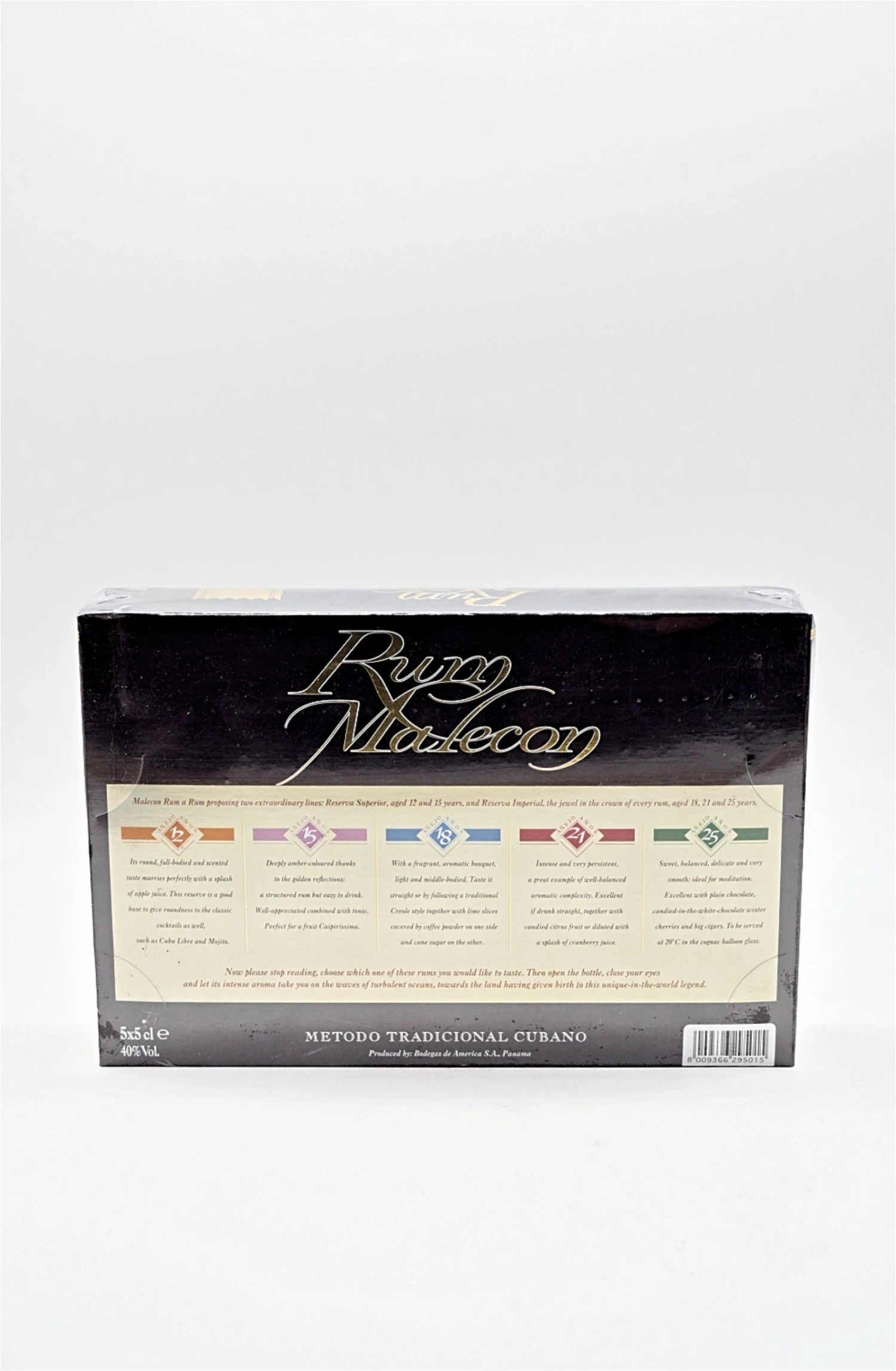 Rum Set 12, 15, 18, 21 & 25 Anos (5x0,05l) 4 Rum Set 12, 15, 18, 21 & 25 Anos (5x0,05l) – Bild 2