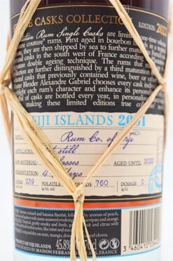 Fiji Islands 2001 Rozelieures Single Malt French Whisky Cask Finish 12 Fiji Islands 2001 Rozelieures Single Malt French Whisky Cask Finish -Waterford Verkäufe dsc09496