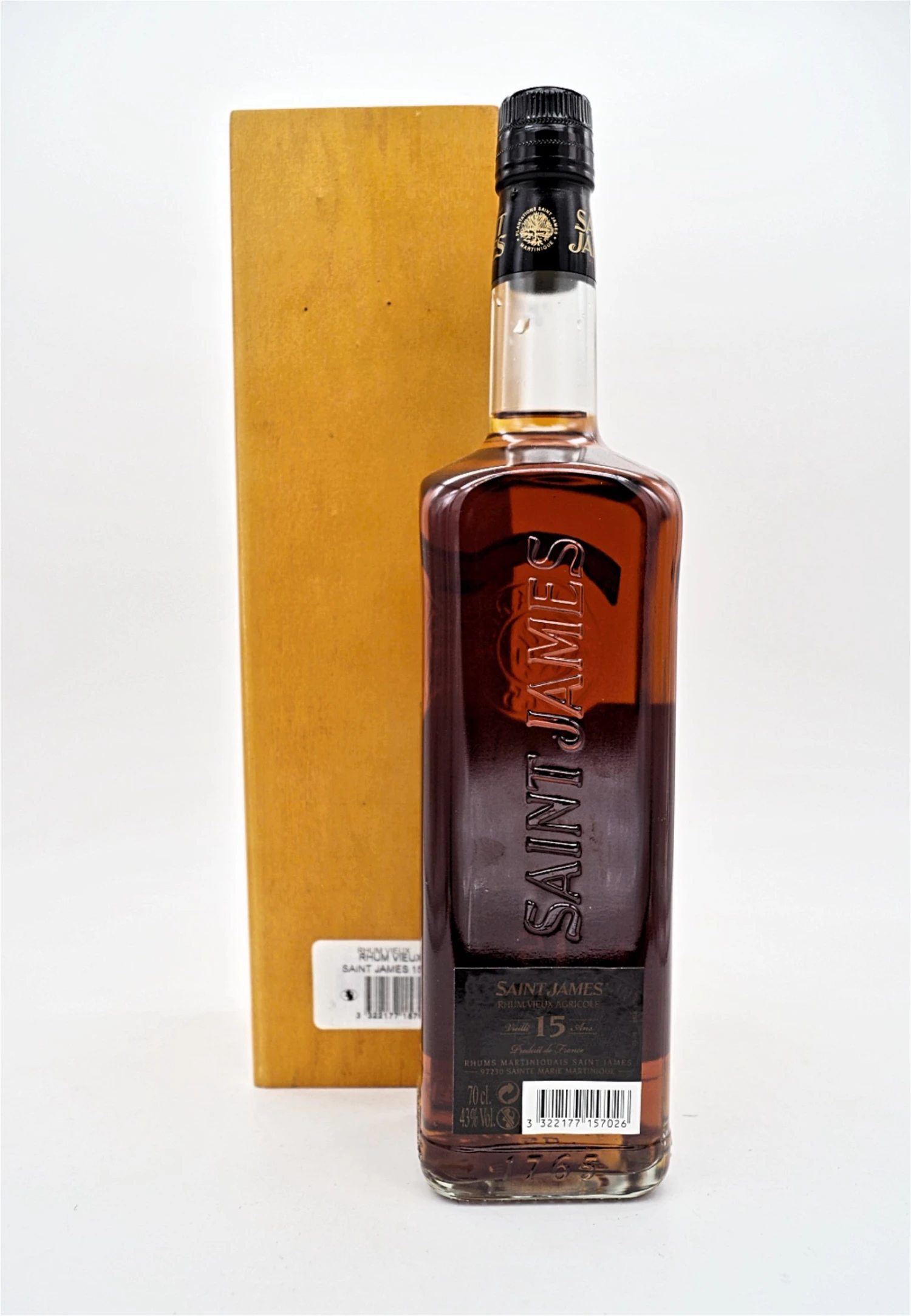 SAINT JAMES 15 Jahre Vieux Agricole Rhum 4 SAINT JAMES 15 Jahre Vieux Agricole Rhum – Bild 2